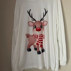 Reindeer Christmas Long Sleeve Shirt